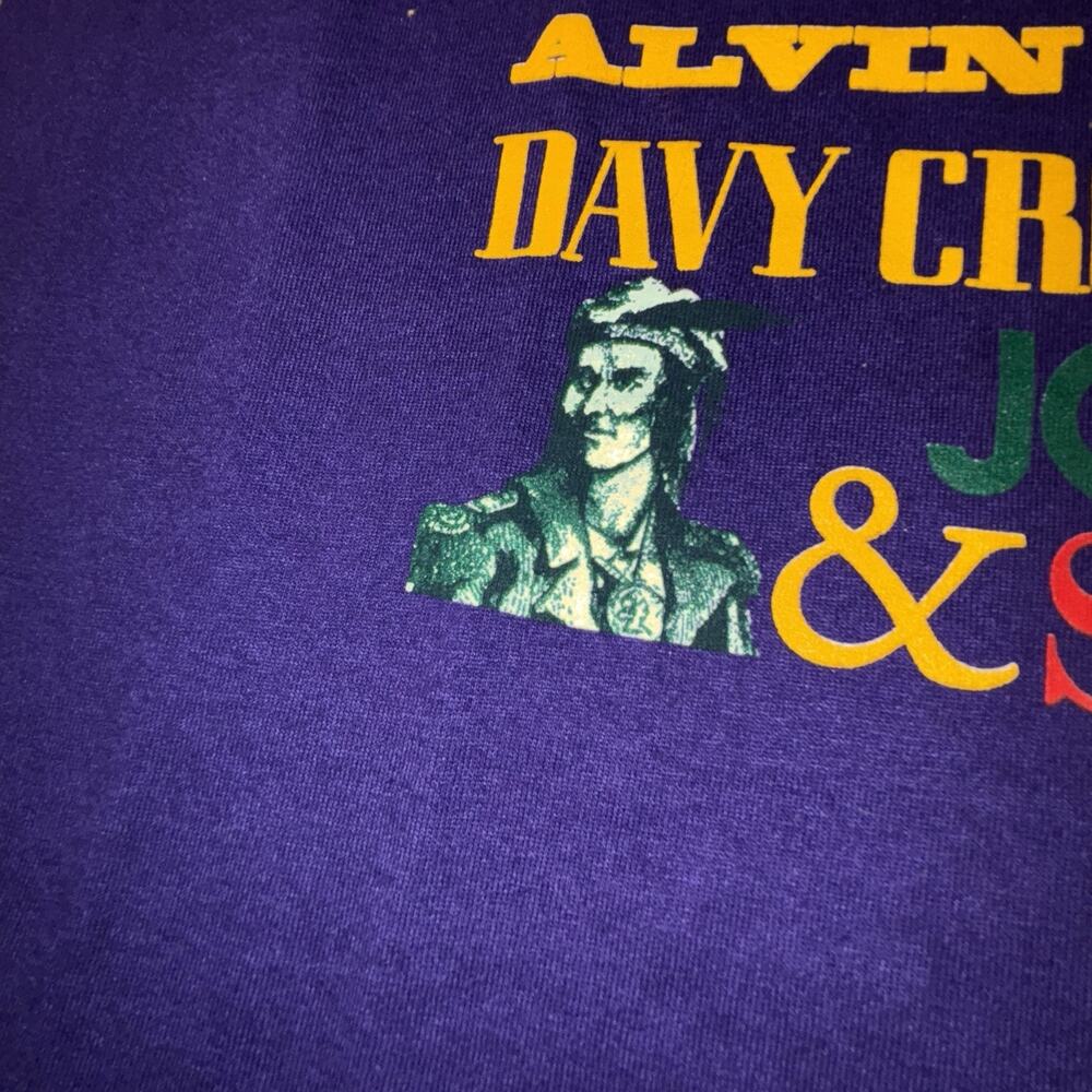 Vintage Tennessee Treasure History Themed Men’s T-shirt Purple Large - Picture 5 of 10